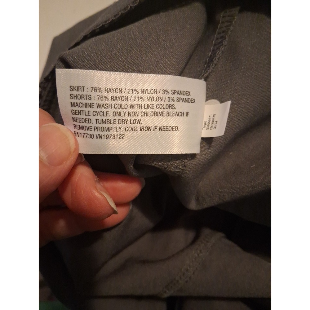 Wild Fable XL Skort Gray Stretch Side Zip Mini Skirt NEW - Picture 14 of 14